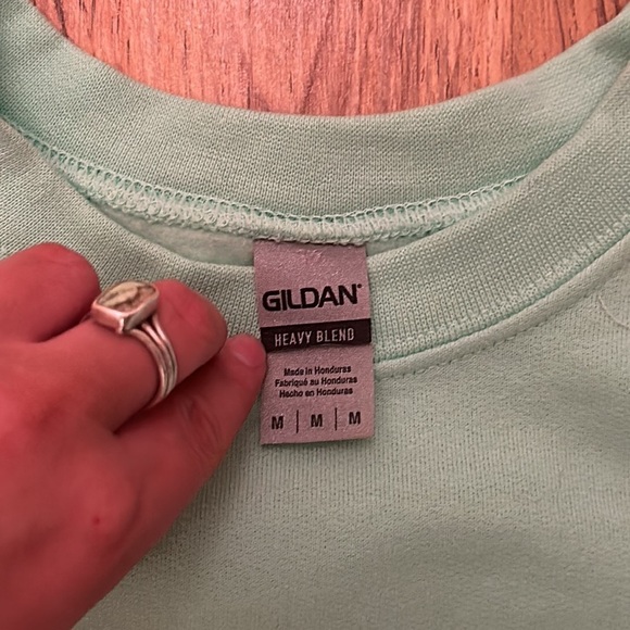 Fender x Her Concert Merch Mint Green Crewneck D7 - Picture 3 of 4